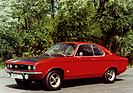 Bild (4/14): Opel Manta SR (1970) - Ein Manta in feurigem Rot (© Opel Archiv / Werk, 1970)