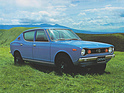 Bild (6/11): Datsun 100A Cherry (1971) - Kleiner Blauer im Grünen (© Zwischengas Archiv)