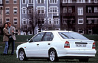Bild (6/8): Nissan Primera 2,0 SLX Fliessheck (1995) - Typisch japanisch in weiss (© Zwischengas Archiv)