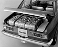 Bild (5/15): Fiat 132 Special 1800 (1972) – Ein Viertel des Kofferraums wird vom Kraftstofftank in Beschlag genommen. (© Werk/Archiv, 1972)