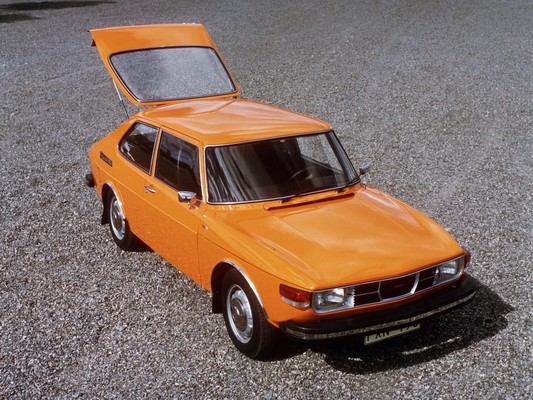 Bild (1/19): Saab 99 Combicoupé (1974) (© Werk/Archiv, 1974)