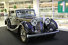 Bild (4/15): S.S. Jaguar 2 1/2 Litre Cabriolet Tüscher (1938) - in der Sonderausstellung 110 Jahre Zürcher Automobilbau (© Bruno von Rotz, 2014)