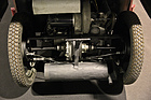 Bild (12/15): Rapid Kleinwagen (1948) - Hinterachse und Motor - gesehen in der Ausstellung 110 Jahre Zürcher Automobilbau (© Bruno von Rotz, 2014)